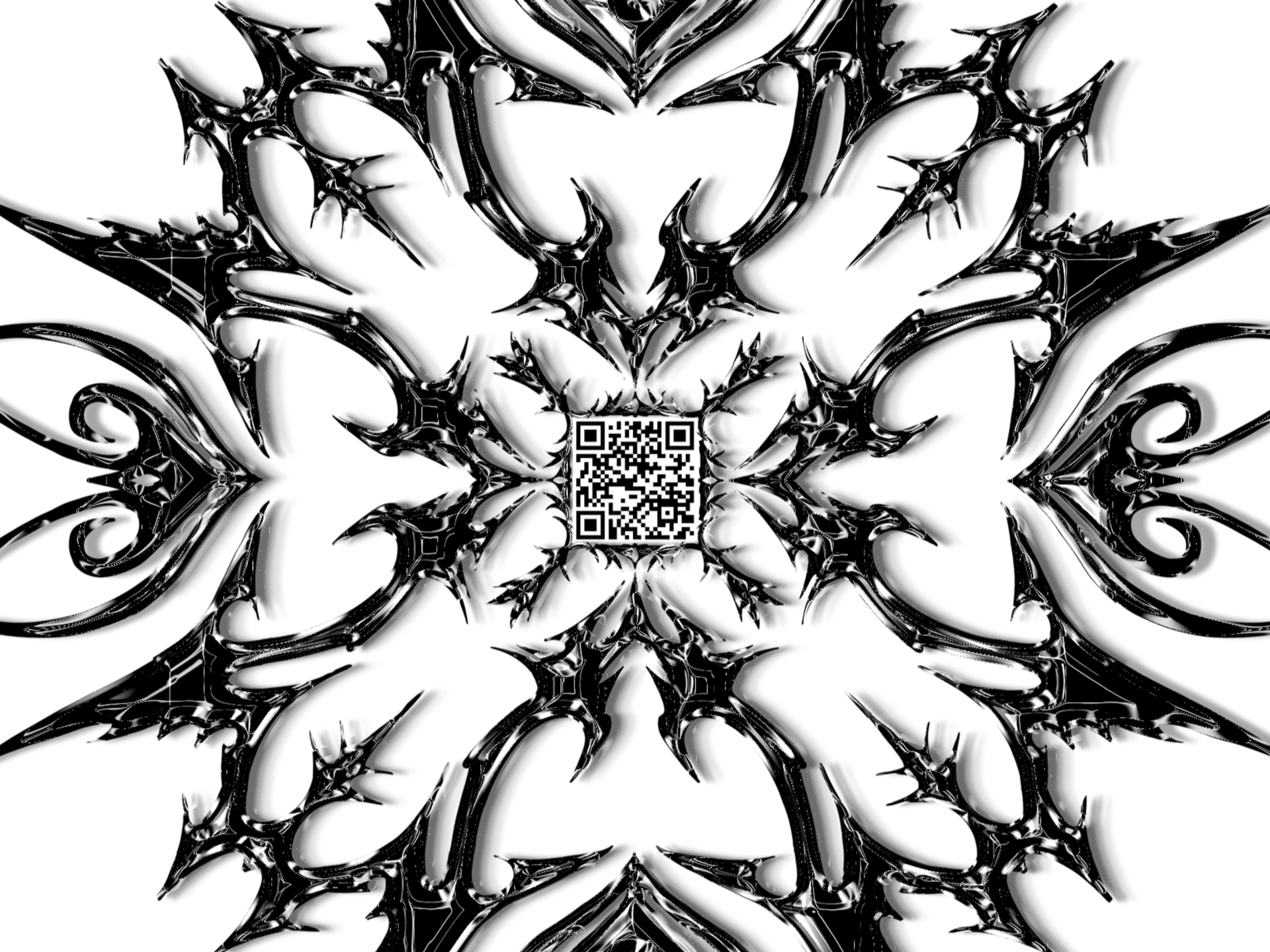 Interfaccia web interattiva con la domanda 'What is an artist?' in bianco su sfondo scuro con flussi digitali